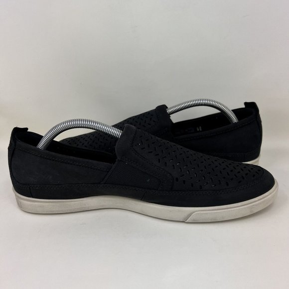 Ecco Collin 2.0 Slip On Perforated Leather Shoe Men’s Size 9 / EUR Size 43 - Picture 6 of 9